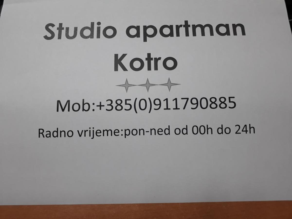 Studio apartman KOTRO Beli Manastir Esterno foto